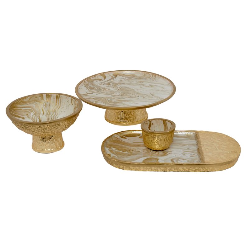 Starla-White---Pewter-Bowl