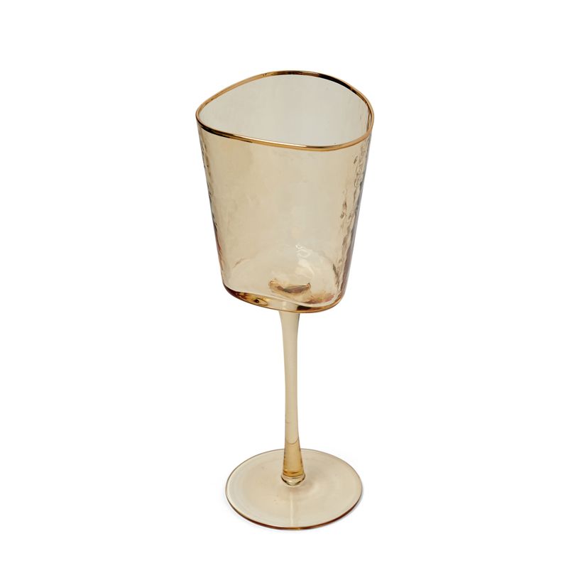 Centro-Textured-Amber-Stemware