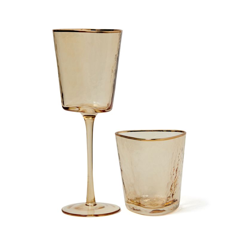 Centro-Textured-Amber-Stemware