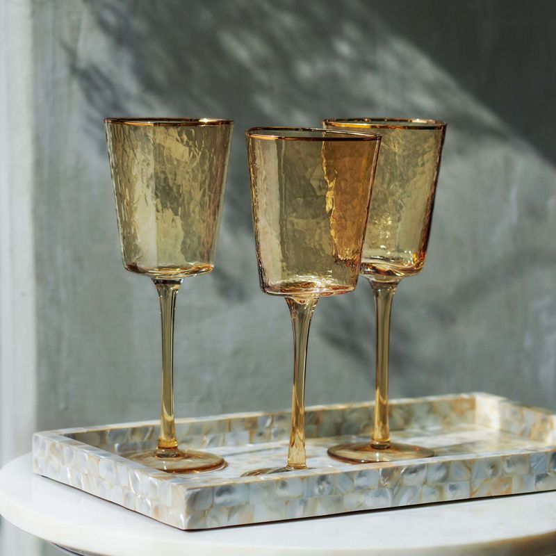 Centro-Textured-Amber-Stemware